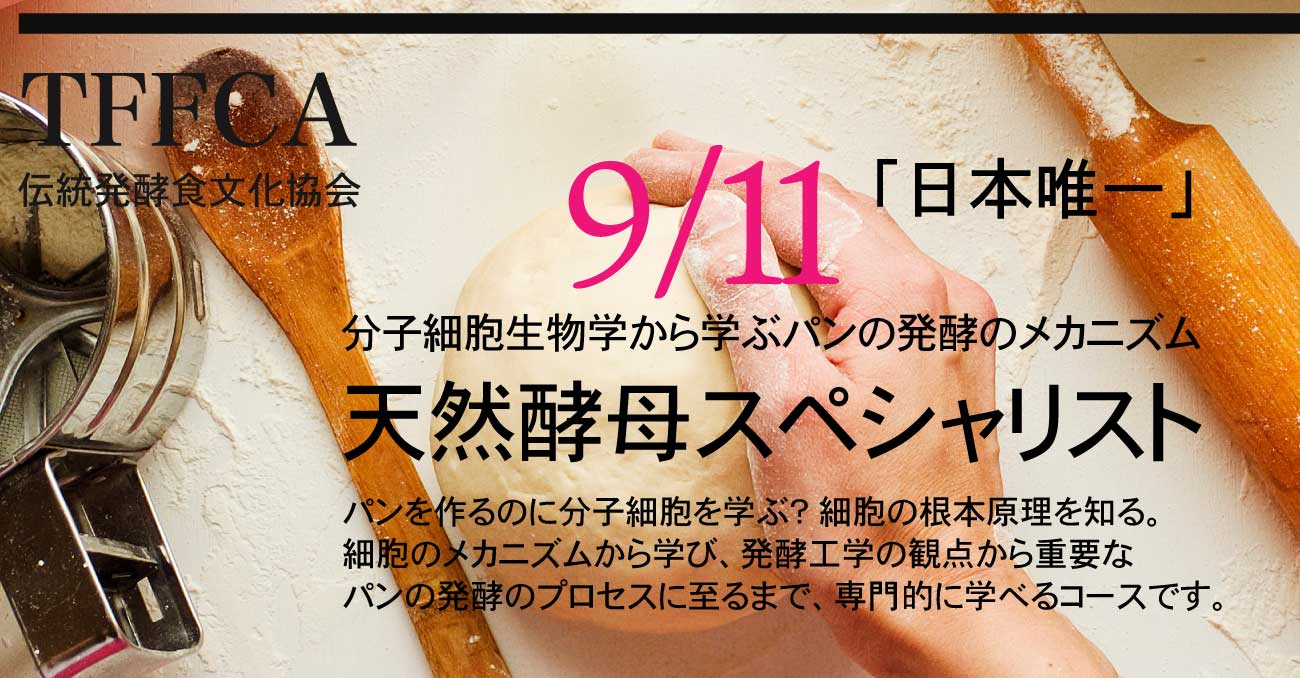 天然酵母づくり講座 伝統発酵食文化協会