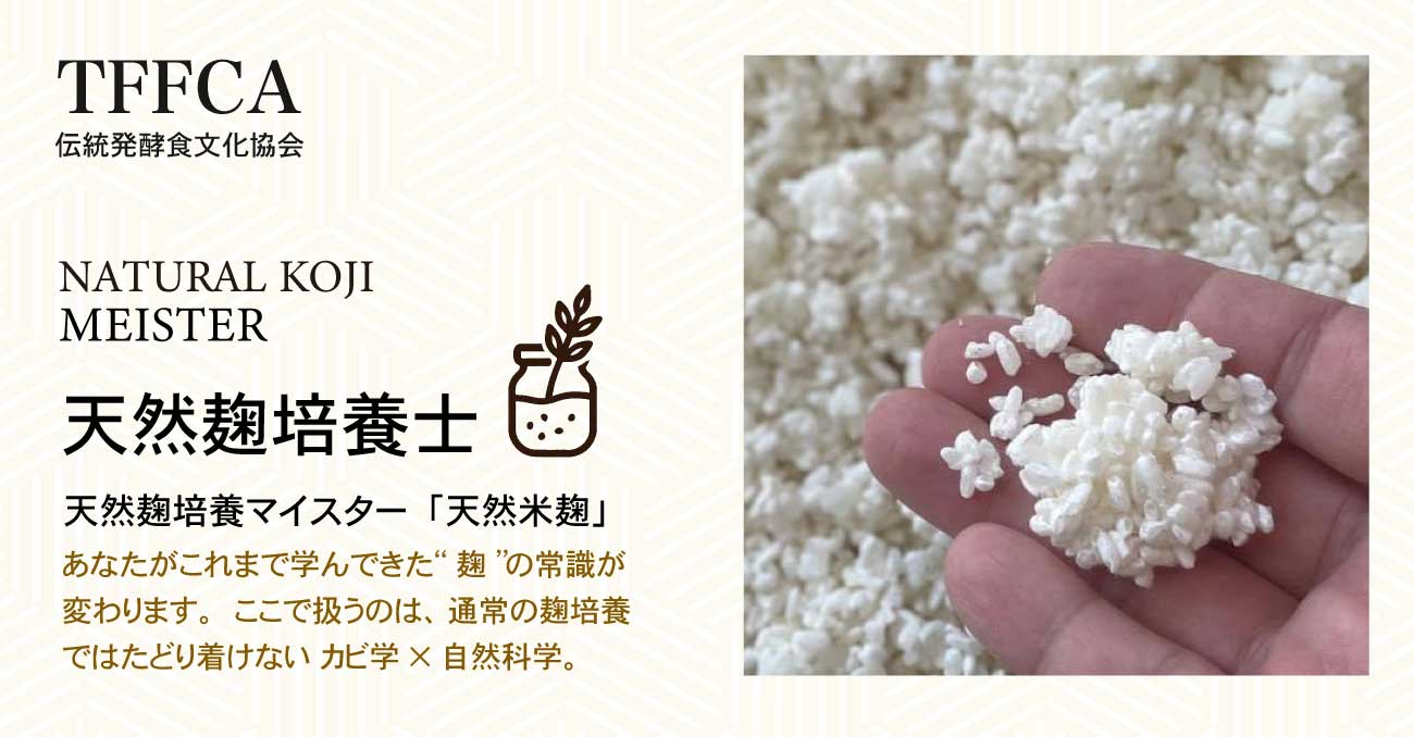 天然麹 麹かび 自然界の麹培養学 専門講座