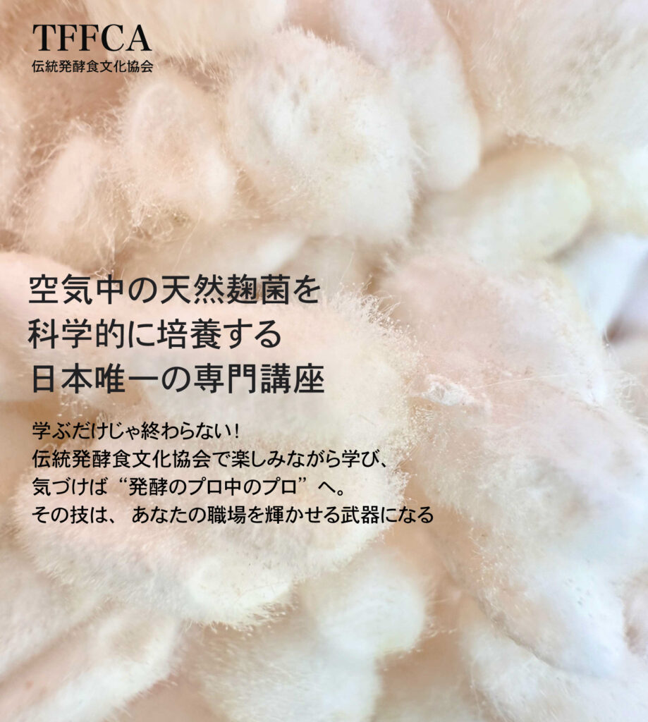 伝統発酵食文化協会 天然米麹培養講座