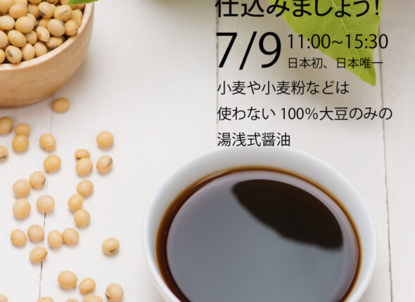 湯浅伝統醤油づくり大豆のみ